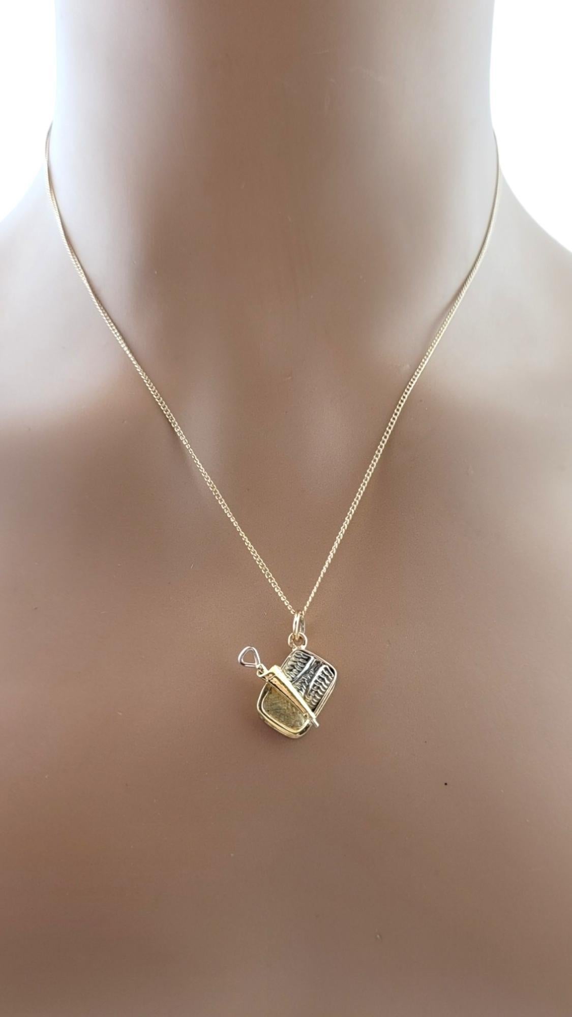 19.2 Karat Gelbgold Sardine Box Charm #16307 2