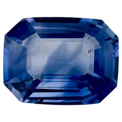 1.93 Ct Blue Sapphire Octagon Cut Loose Gemstone