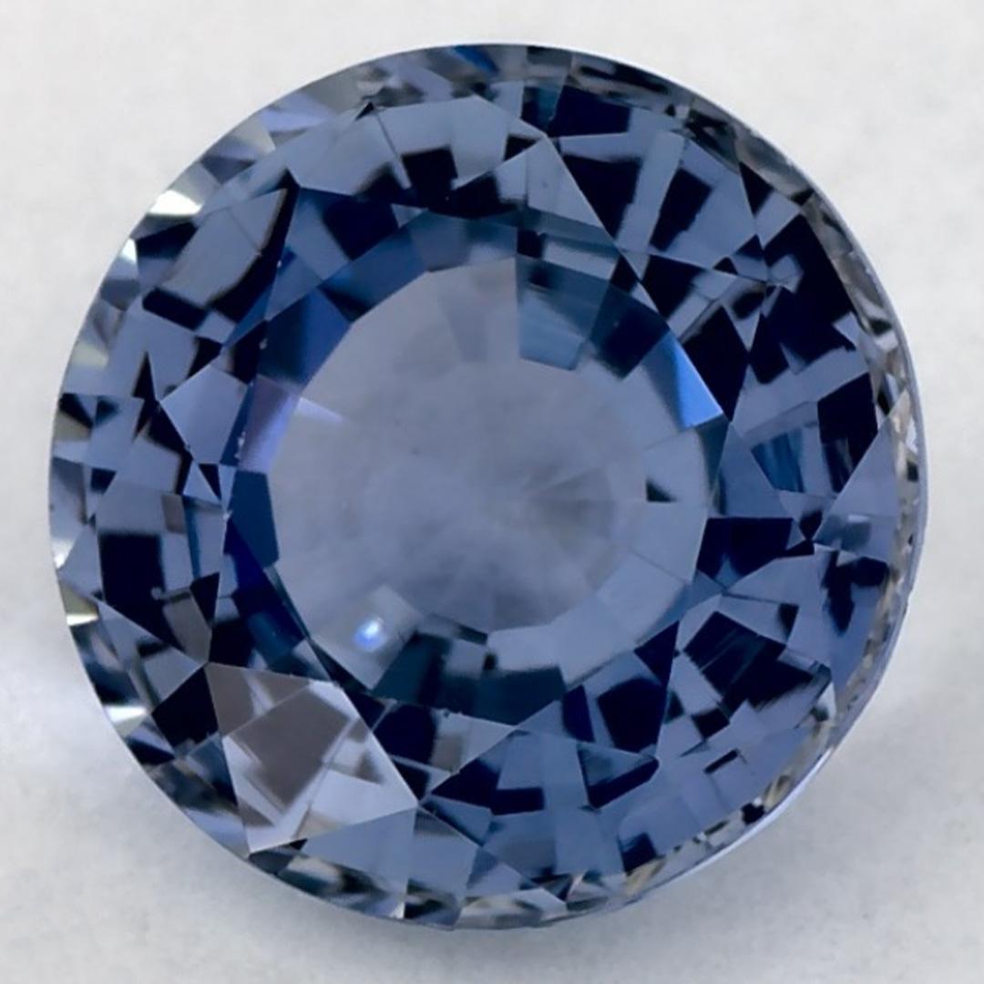 1.93 Karat Blauer runder Saphir, loser Edelstein (Rundschliff) im Angebot