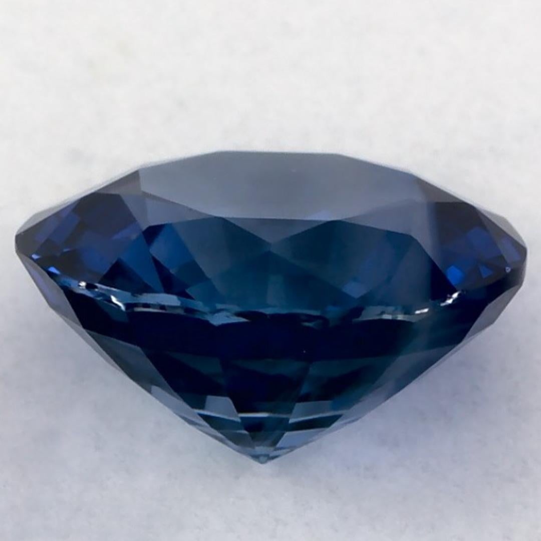 1.93 carati di zaffiro blu rotondo sfuso In condizioni Nuovo in vendita a Fort Lee, NJ