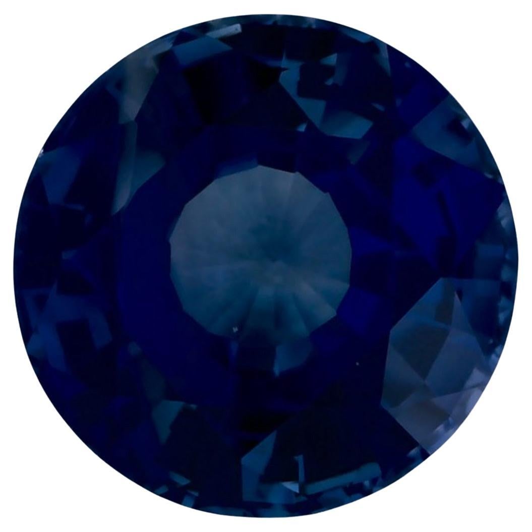 1.93 carati di zaffiro blu rotondo sfuso
