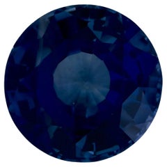 1.93 carati di zaffiro blu rotondo sfuso