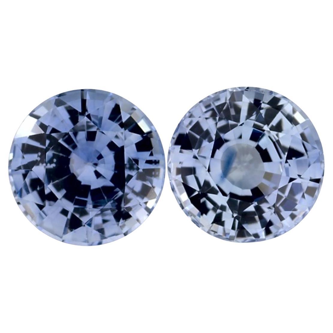 1.93 Ct Blue Sapphire Round Loose Gemstone