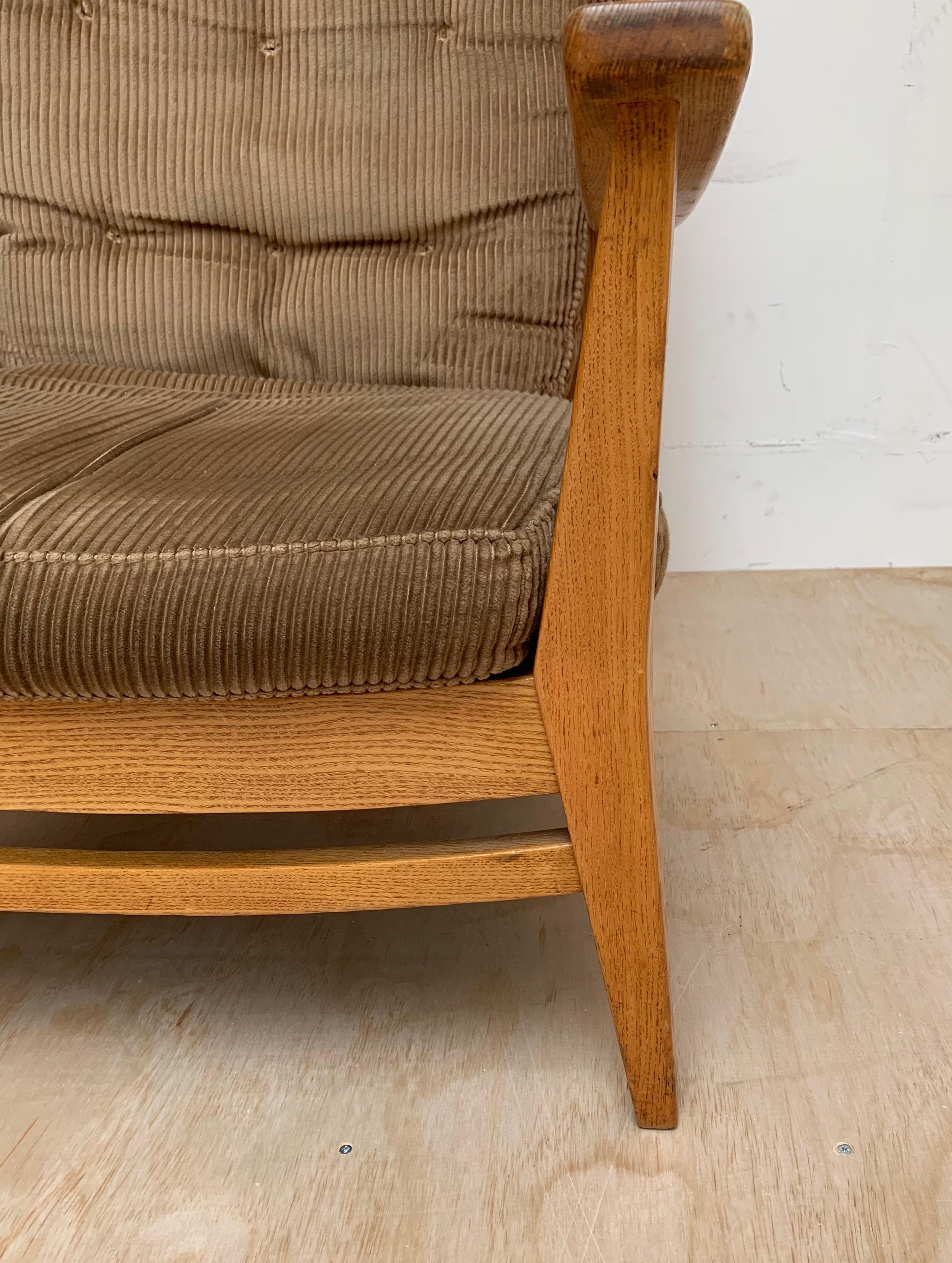 1930-1940, Seltenes Paar Modernist Design Oak Lounge Chairs von Bas Van Pelt im Angebot 6
