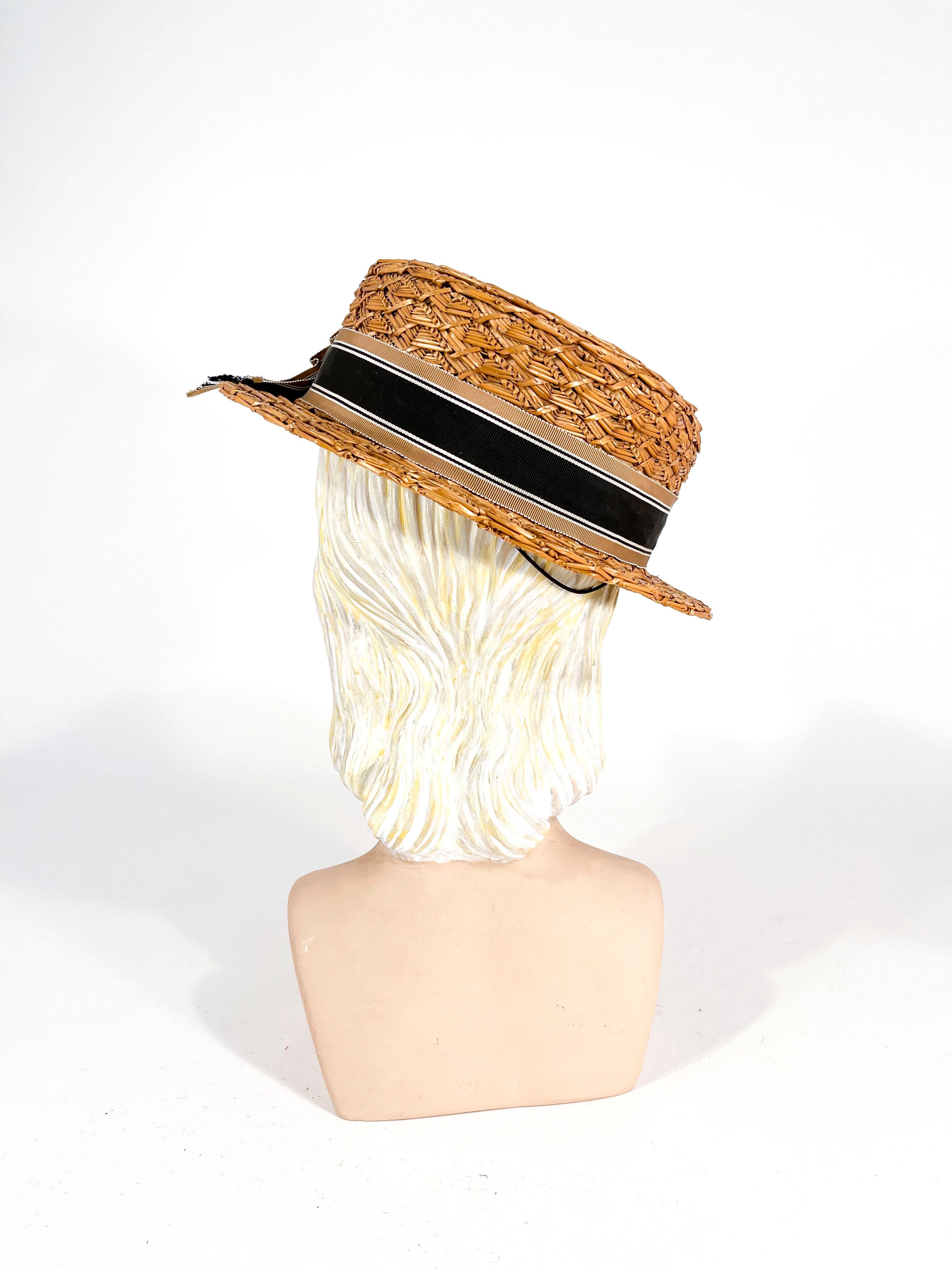 1940s straw hat