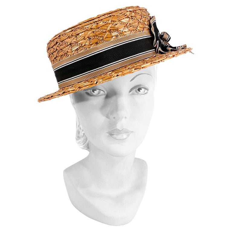 Straw Hat Styles 1930 Hats Mens Amazing Original 1930s Vintage