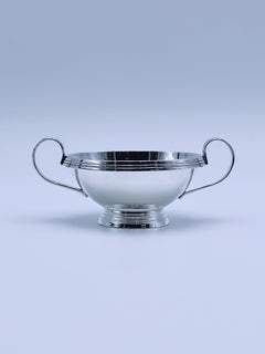 Cremera y azucarero de plata ART DECO de los años 30/40, diseño noruego