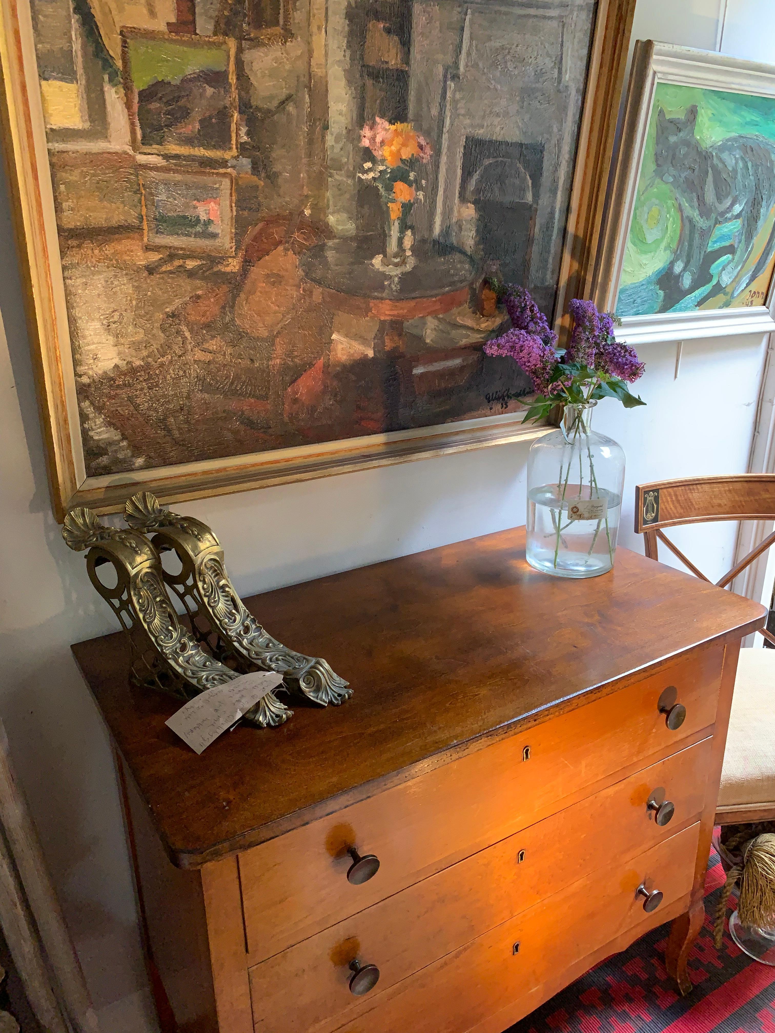 1930/40s Swedish three drawer commode For Sale 1