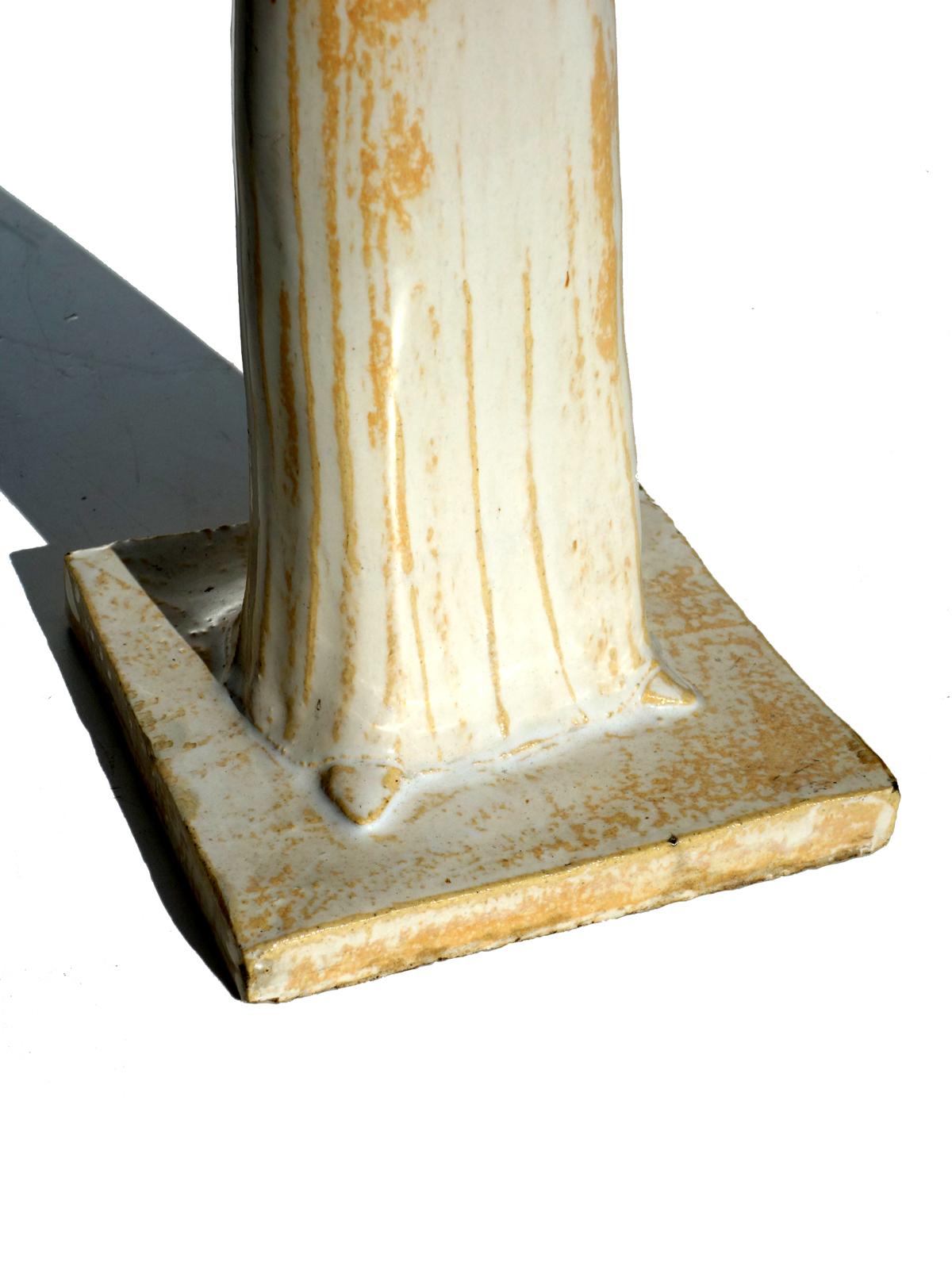 Art déco 1930 Angelo Biancini Ceramiche Morelli Sculpture Ivoire Poterie Maternité en vente