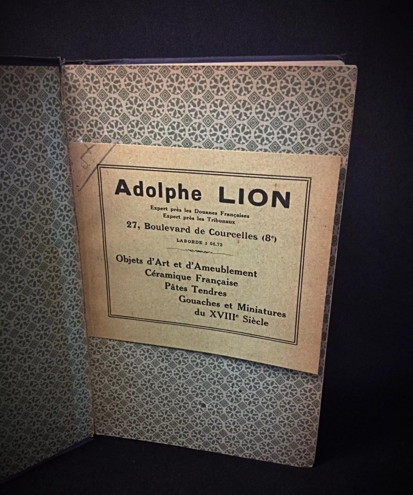 Unknown 1930 Annuaire des Beaux-Arts et Bibliophilie by Adolphe Lion - 2Y281 For Sale
