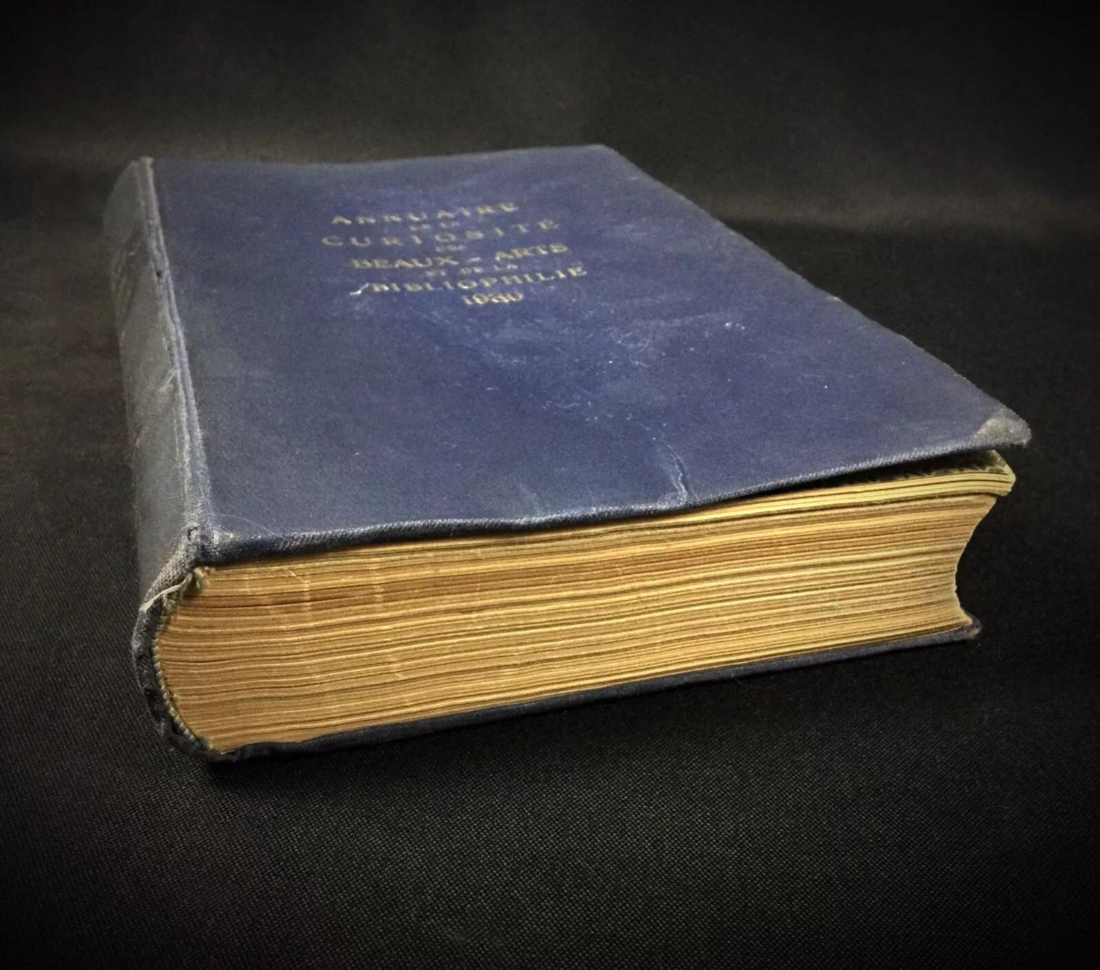 1930 Annuaire des Beaux-Arts et Bibliophilie by Adolphe Lion - 2Y281 For Sale 2