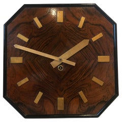 1930 Antique Germany Wooden Wall Clock