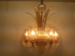 1930 Ardeco Glas-Kronleuchter, Tschechoslowakei