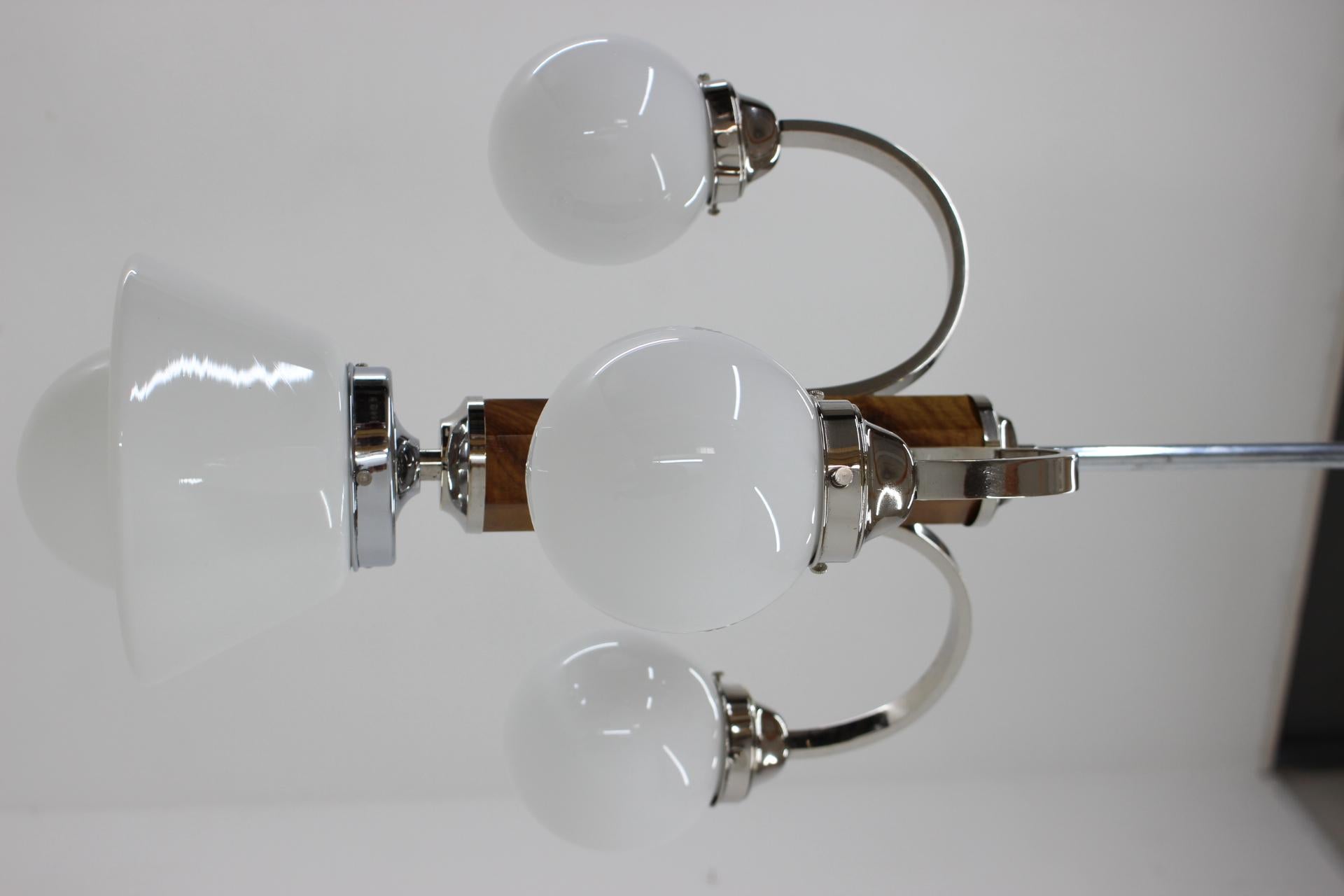 1930, Art Deco Chandelier, Czecholsovakia For Sale 6