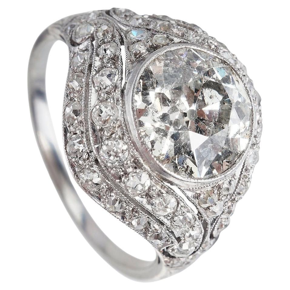 1930 Art Deco Diamond Ring in vendita