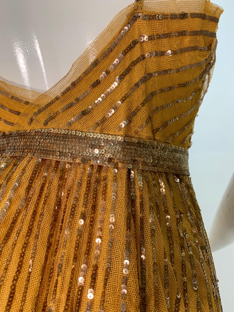slim fit dress slacks Vintage Deco Inspired Gold Velvet Lamé Maxi Slipdress – Recess main image 1