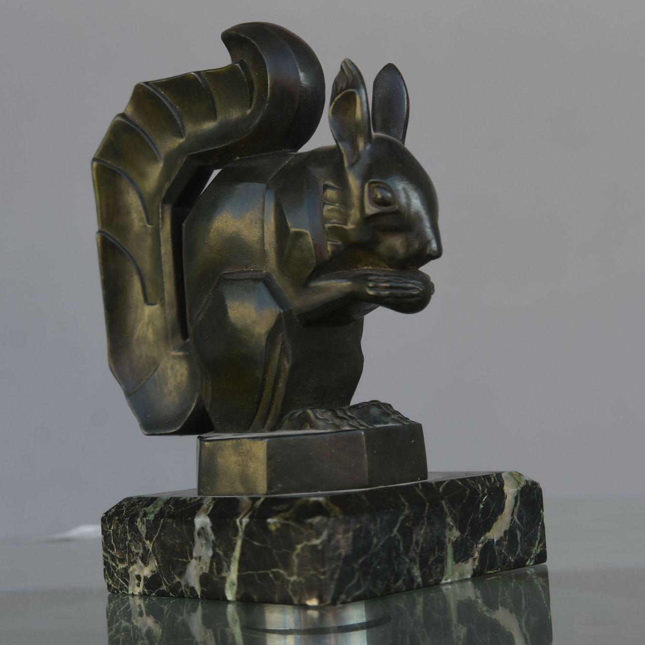 1930 Art Deco Period Squirrel Mascot by Le Verrier 6