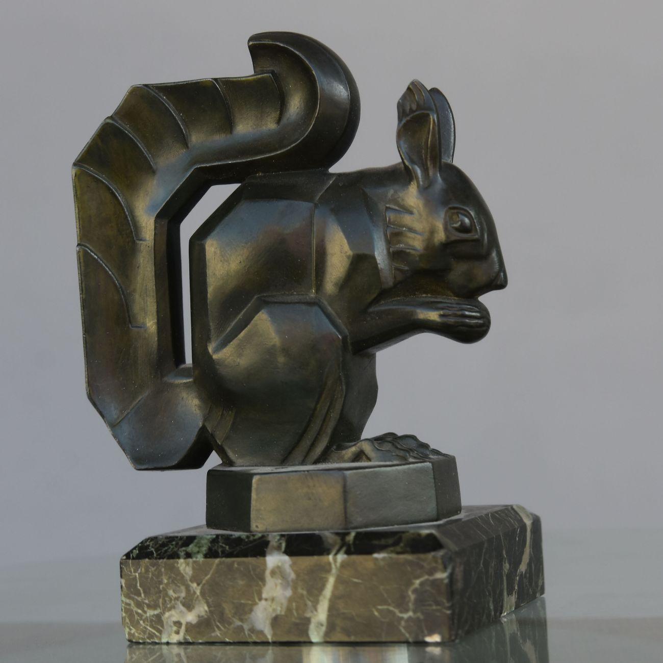 1930 Art Deco Period Squirrel Mascot by Le Verrier 7