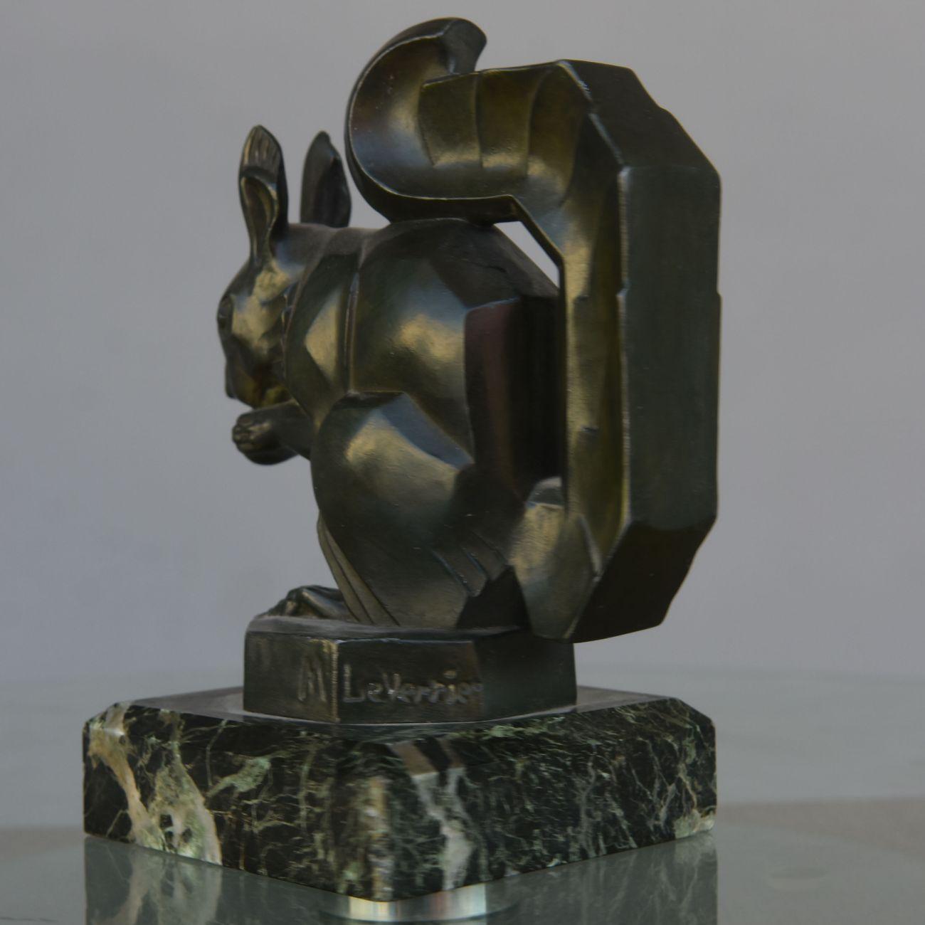 Mid-20th Century 1930 Art Deco Period Squirrel Mascot by Le Verrier