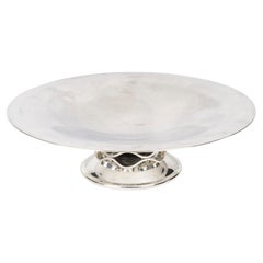 Retro 1930 Art Deco Silver Plated Fruit Bowl by Christofle.