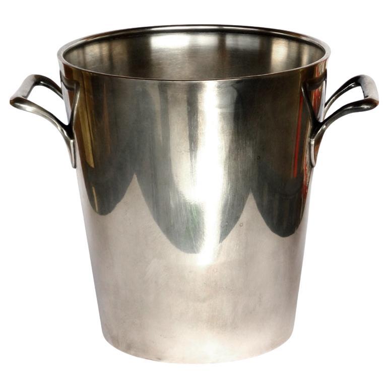 1930 Arthur Krupp Art Deco Silver Metal Alpacca Wine Cooler Ice Bucket
