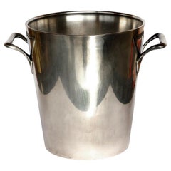 1930 Arthur Krupp Art Deco Silber Metall Alpacca Weinkühler Eiskübel