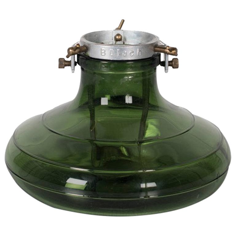 Petit support pour sapin de Noël Bulach en verre vert/support pour sapin de Noël vintage/Suisse des années 1950 - France