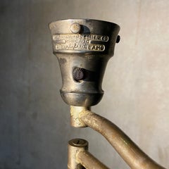 1930 Colonial Premier Silver Finish Floor Lamp