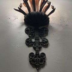 1930 Decorative Theatre Sconce Light by Syroco inc.