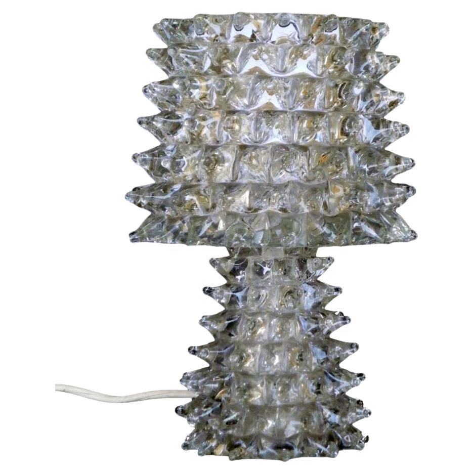 1930 Ercole Barovier 'Rostrato' Murano Glass Art Deco Lamp 930 en vente