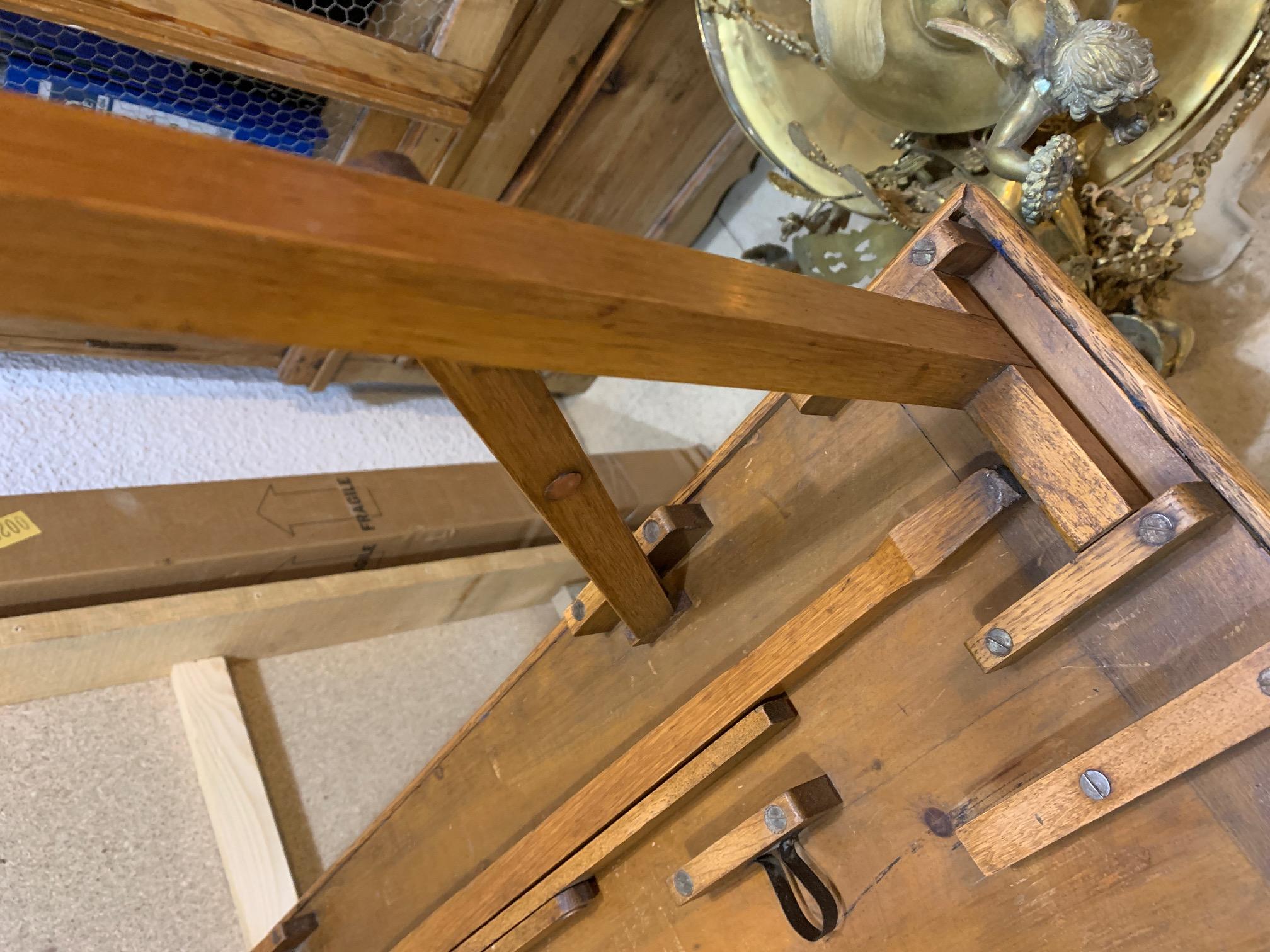1930 Folding Game Table by H.J.Linton Paris 9
