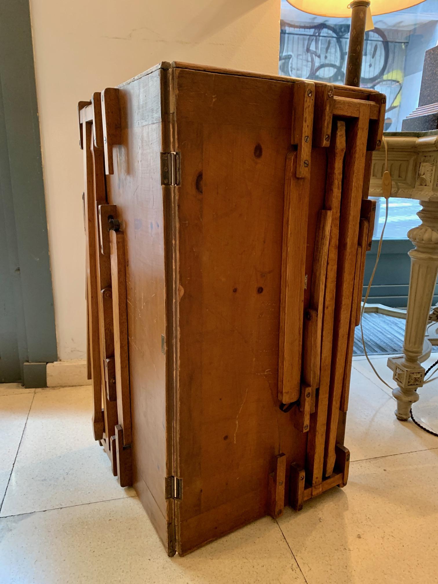 1930 Folding Game Table by H.J.Linton Paris 2