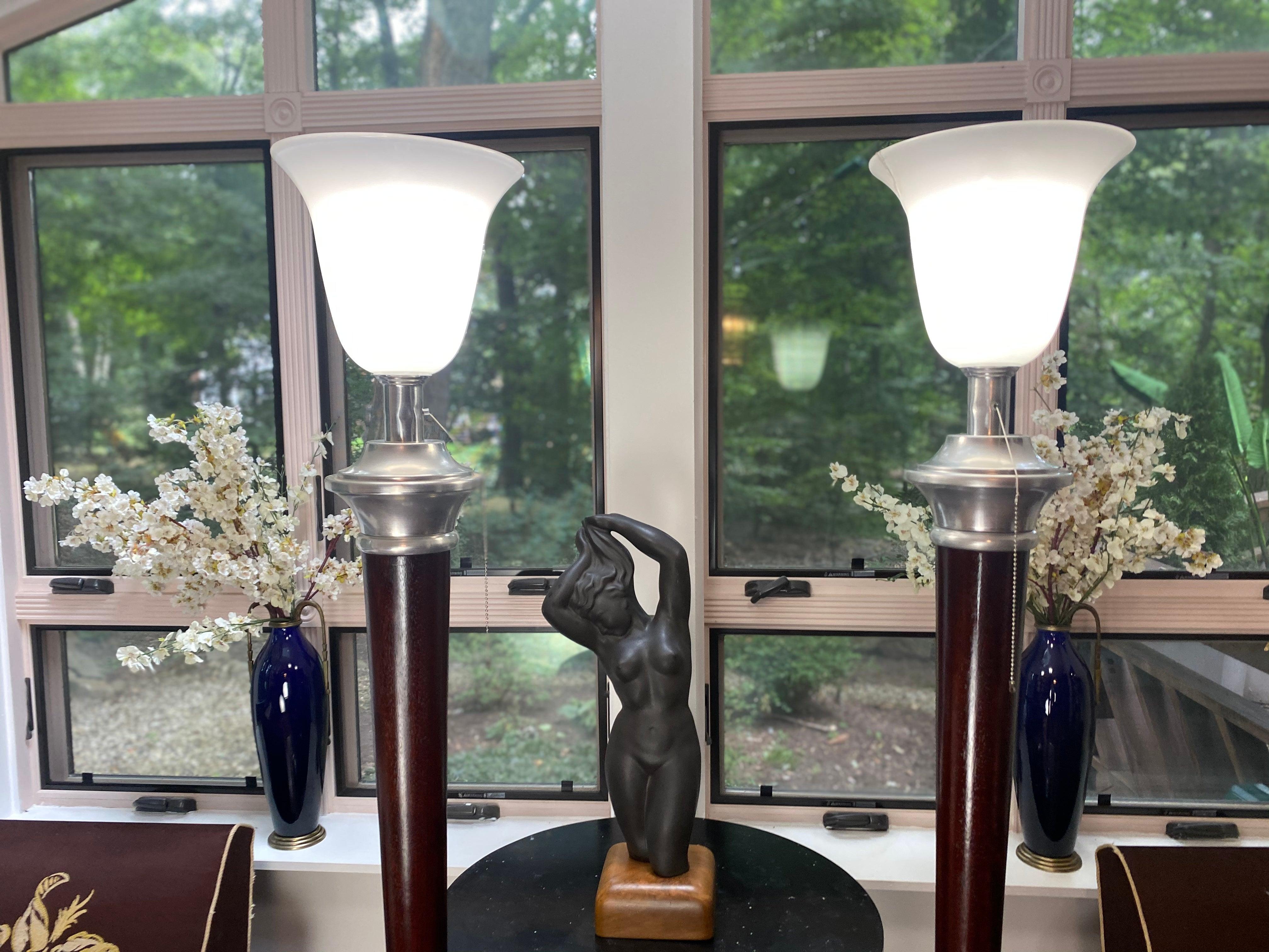 lampadaires art deco