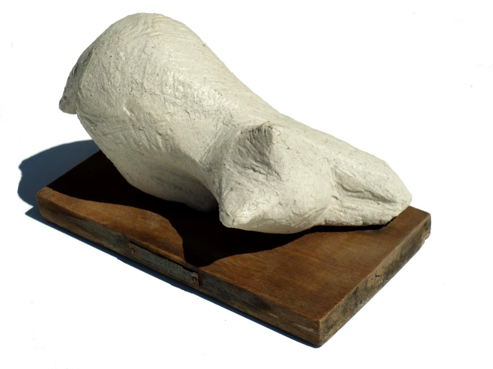 1930 Gino Cosentino Litoceramica Piccinelli scultura Italiana Gatto (Keramik) im Angebot