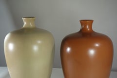 1930 Giovanni Gariboldi Richard Ginori Coppia di vasi in ceramica italiana Art Deco