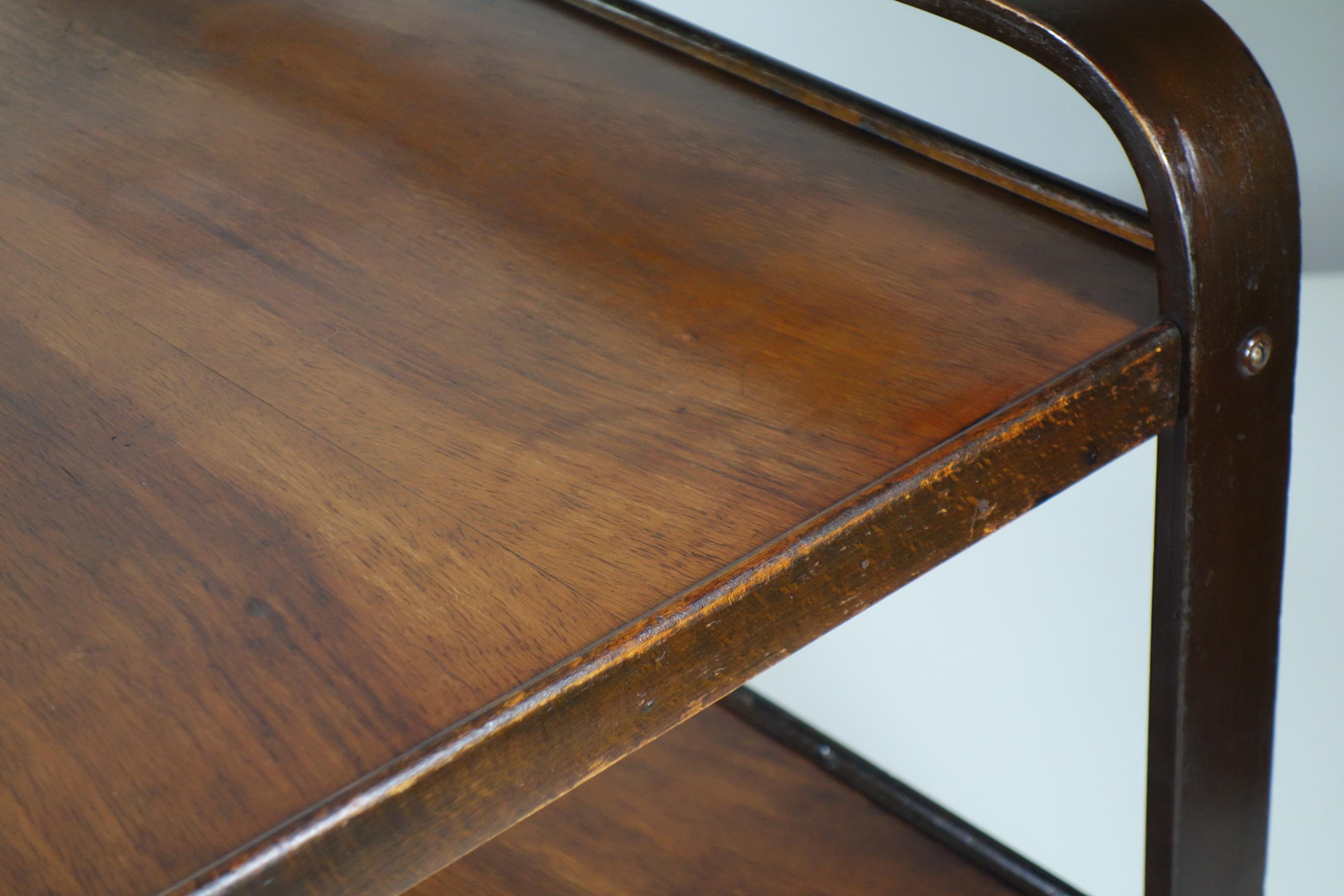 1930 Giuseppe Pagano Maggioni Carro de bar de madera contrachapada de diseño racionalista en venta 4
