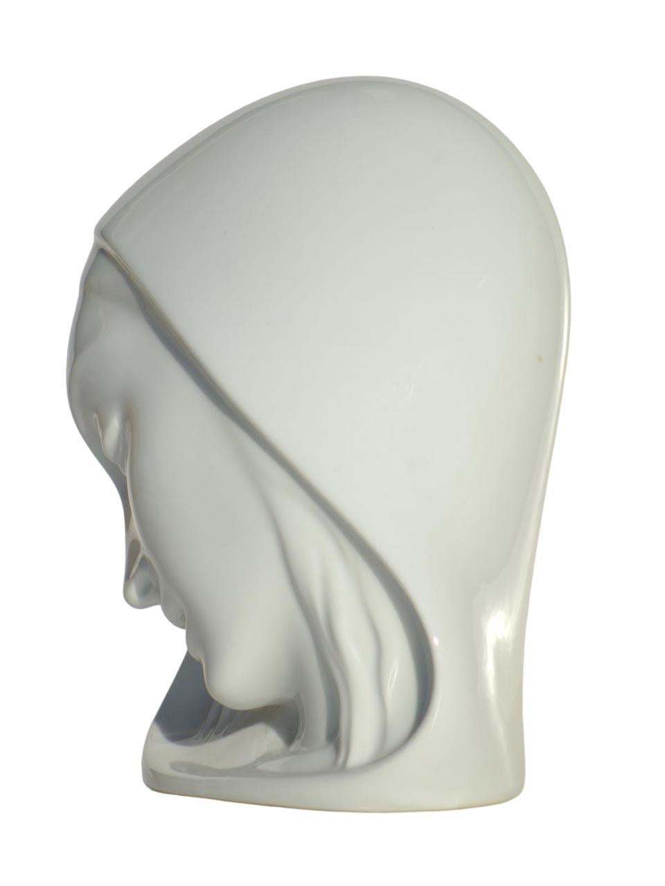 Italian 1930 Guido Andlovitz Porcellana Bianca Verbano Figura Art Deco Madonna in vendita