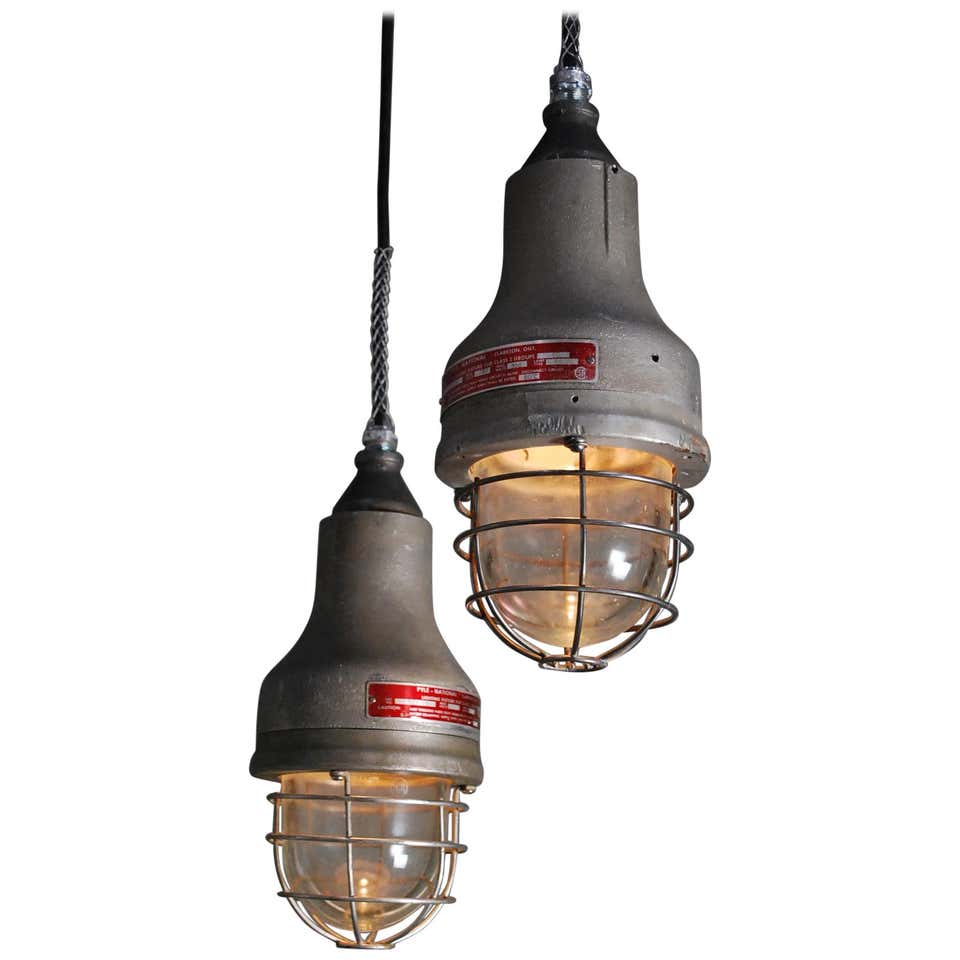 1930 Industrial Appleton Pendant Lights at 1stDibs