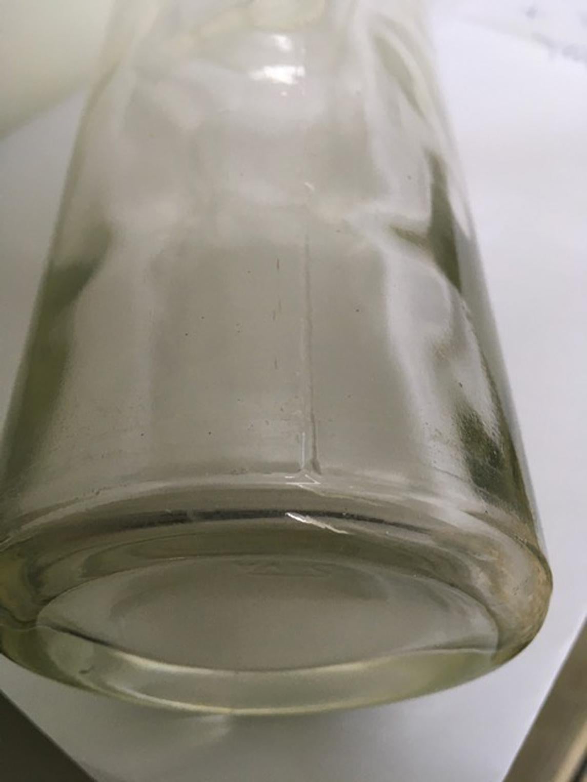 Bouteille en verre transparent italienne Siva de Toscane de 1930 en vente 10