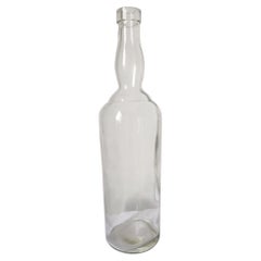 1930 Italy Clear Glass Bottle by Siva Tuscany