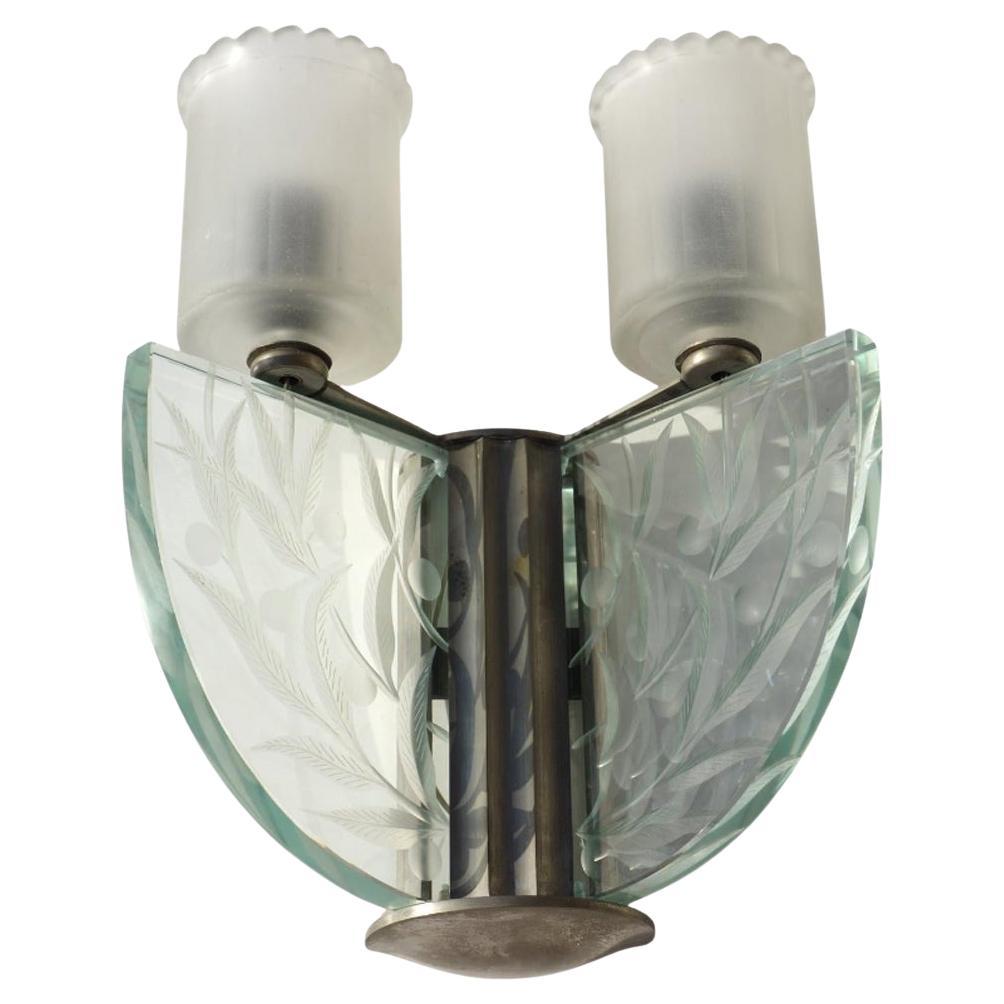 1930  Lampada da parete "Madrid" Renè Lalique Art Déco