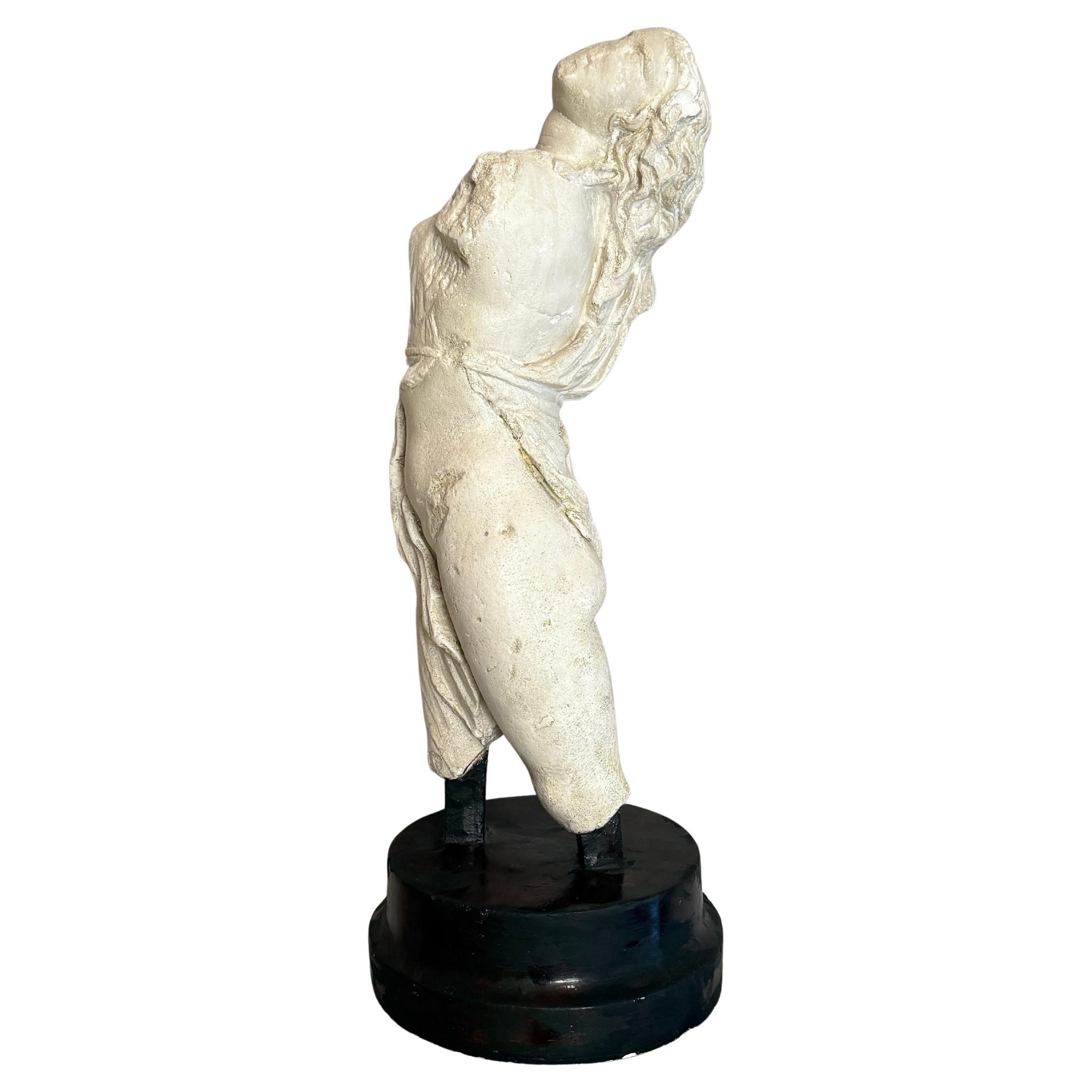 1930 Museum Plaster Sculpture “Tanzende Mänade” after the Kunsthalle Kiel Origin