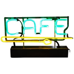 Vintage 1930 Neon Sign 'Cafe'
