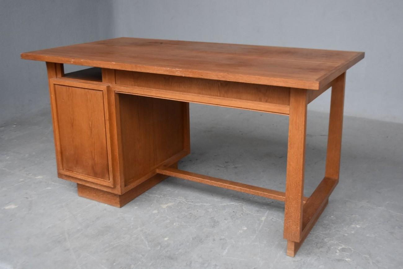 Art déco Bureau en chêne de style Art Déco d'Auguste Vallin, 1930
