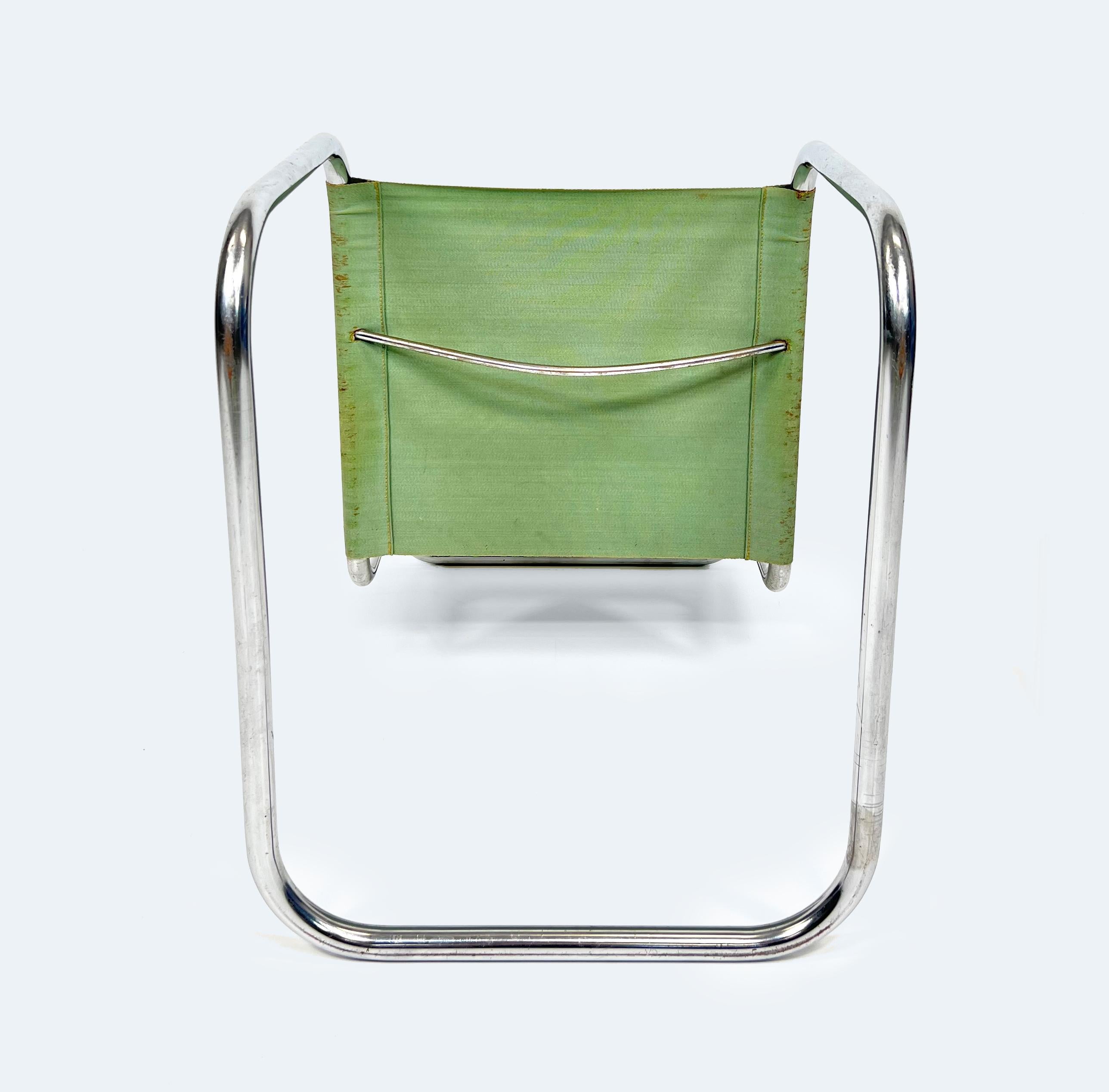 Original German Tubular Steel Chair Model B33 by Marcel Breuer, 1930 For Sale 1