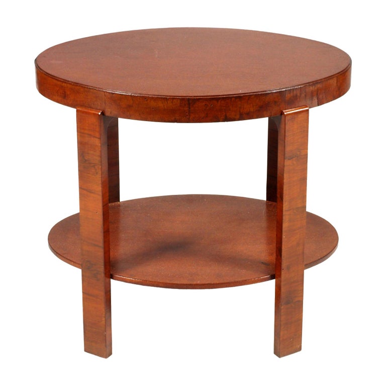 1930 Oval Side Table Coffee Table Art Deco by Osvaldo Borsani in Veneered  Walnut For Sale at 1stDibs | oval rugs, 1930 coffee table styles