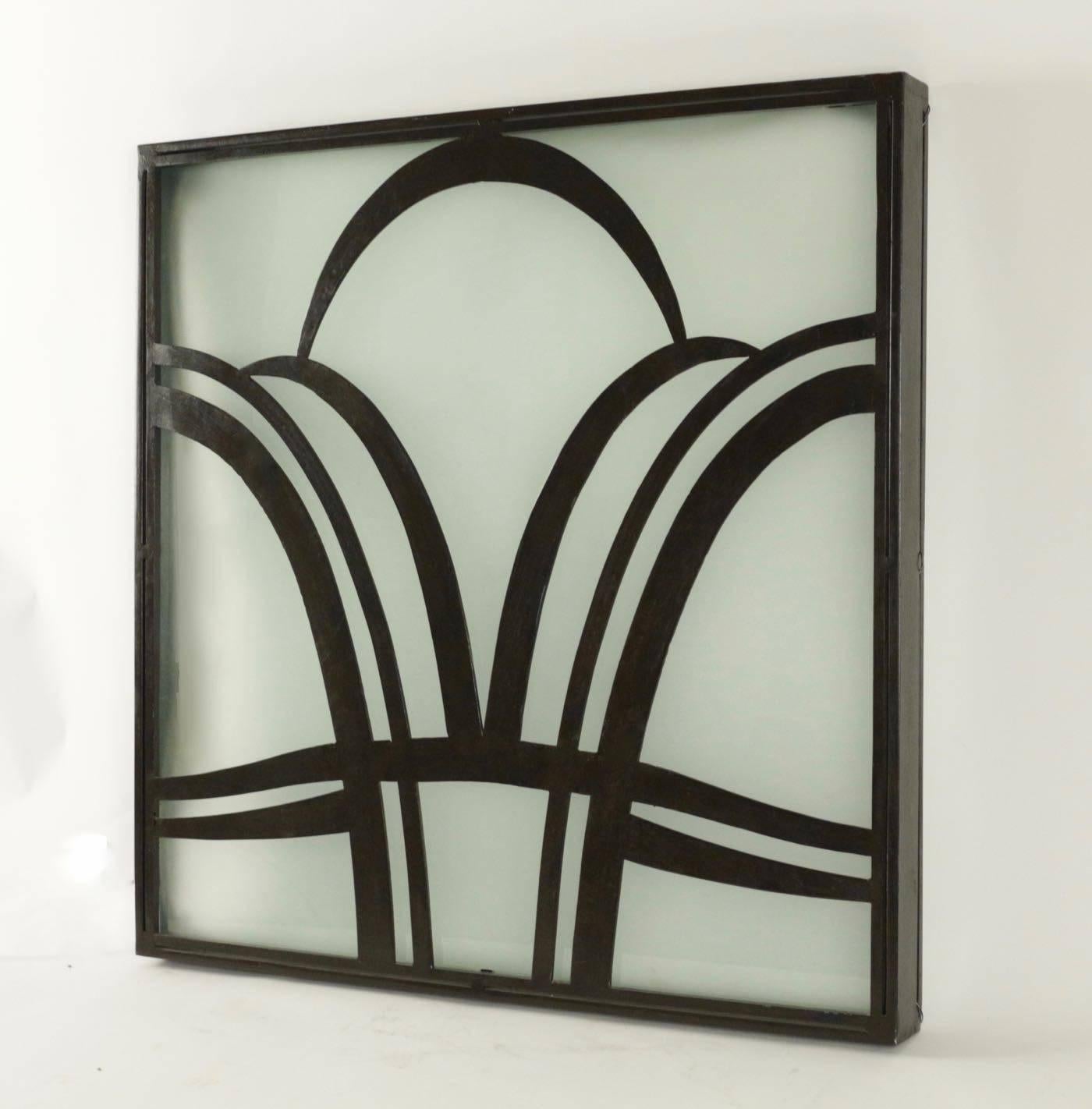 1930 Pareja de grandes apliques Art Déco, Le Grand Hôtel Paris en venta 1