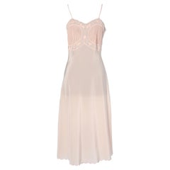 Vintage 1930 pale pink lingerie combinaison
