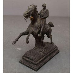 1930 Regulate Sculpture Jockey and his Horse