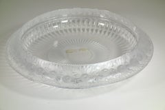 1930 René Lalique Art Decorative Crystal "Marguerites" Bol décoratif